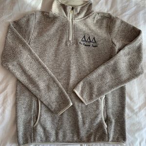 Tri Delta Sorority Quarter Zip Sweatshirt